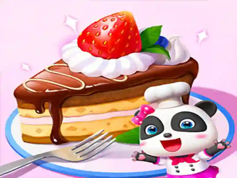 Mchezo Little Panda Cake Shop online