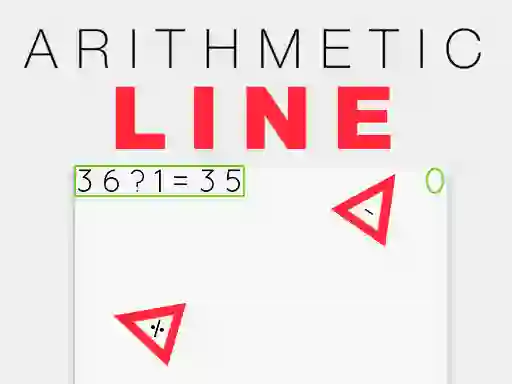 Mchezo Arithmetic line online