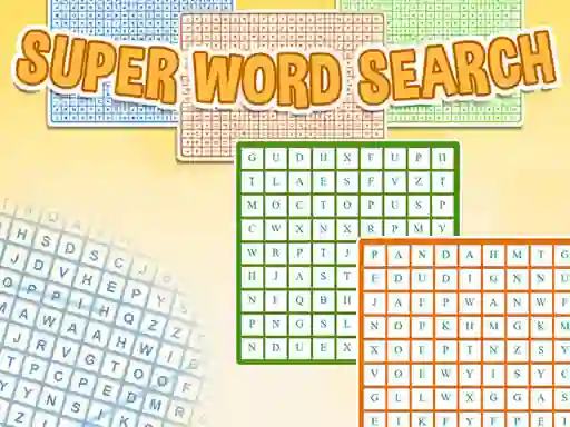 Mchezo Super Word Search online