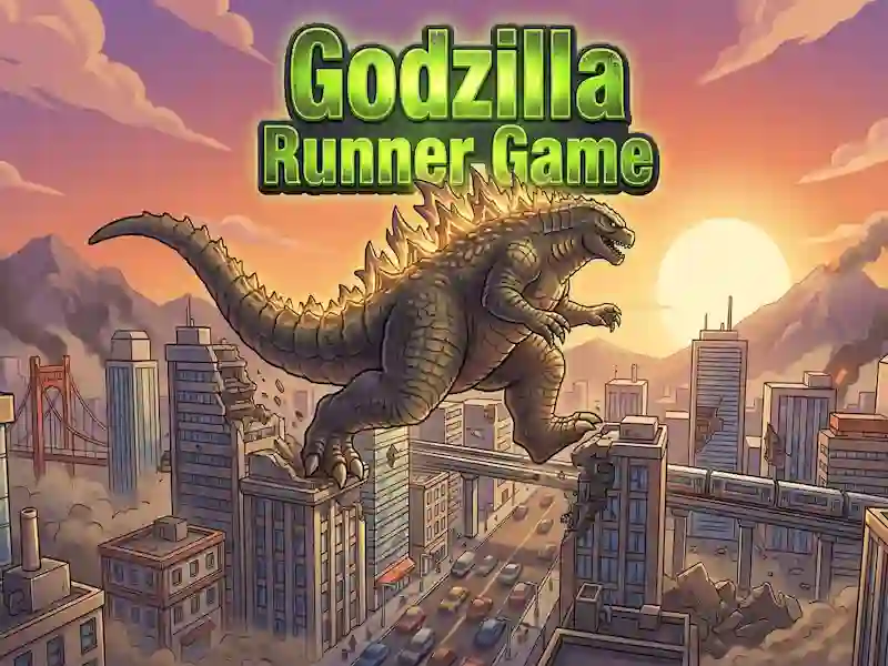 Mchezo Godzilla Runner Game online