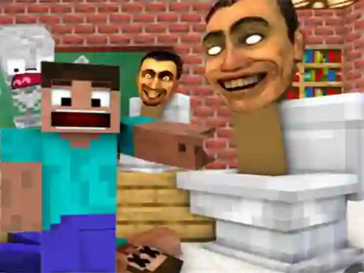 Mchezo Minecraft Skibidi Toilet online