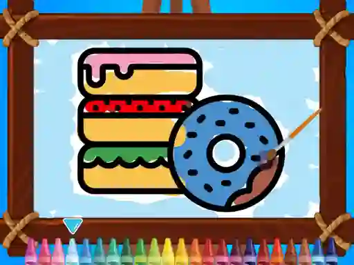 Mchezo Kids Coloring Bakery online