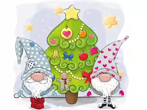 Mchezo Cute Gnomes Hidden Stars online