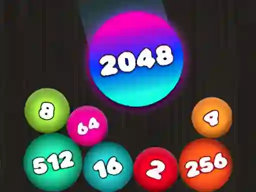 Mchezo 2048 Puzzle: Connect the Balls online