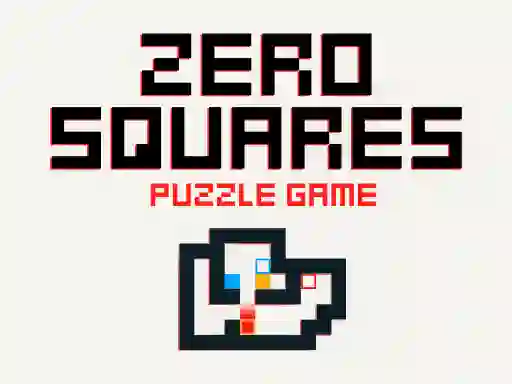 Mchezo Zero Squares Puzzle Game online
