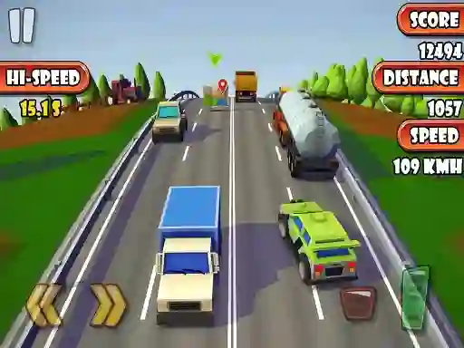 Mchezo Furious Highway Road Car online