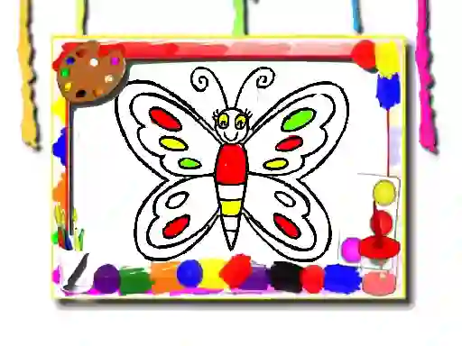 Mchezo Butterfly Coloring Book online