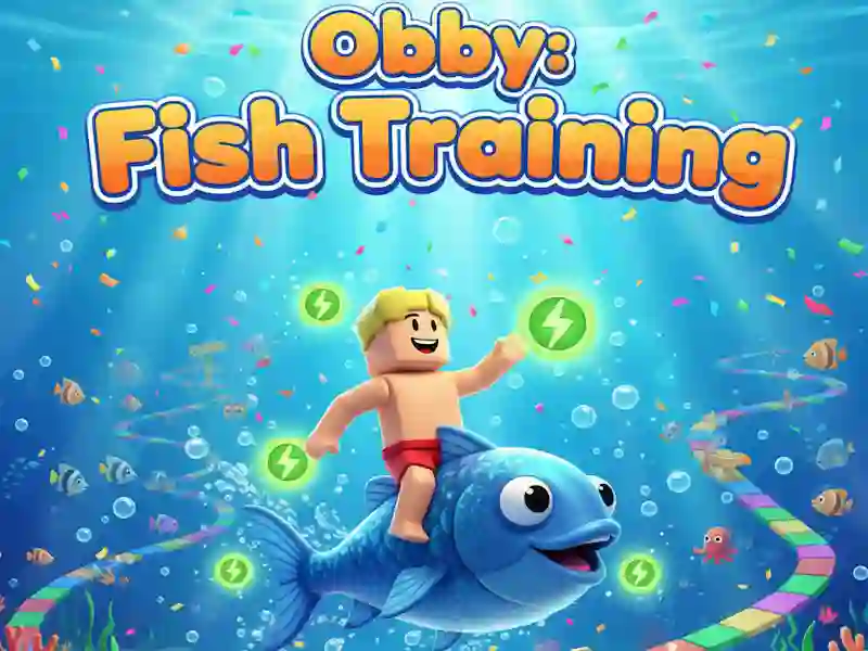 Mchezo Obby: Fish training online