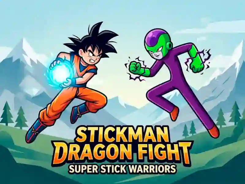 Mchezo Stickman Dragon Fight - Super Stick Warriors online