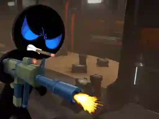 Mchezo Stickman Armed Assassin Cold Space online