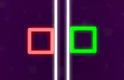 Mchezo Two Neon Boxes online