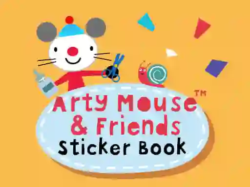 Mchezo Arty Mouse & Friends Sticker Book online