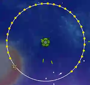 Mchezo Orbit Avoider online