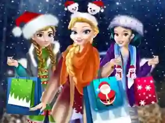 Mchezo Princess Christmas Mall Shopping online