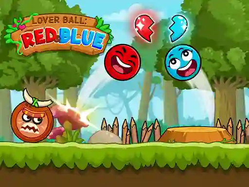 Mchezo Lover Ball: Red & Blue online