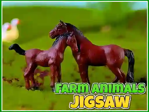 Mchezo Farm Animals Jigsaw online