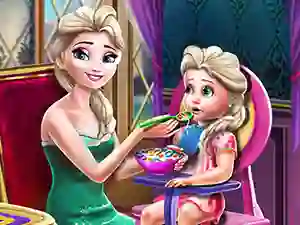 Mchezo Ice Queen Toddler Feed online