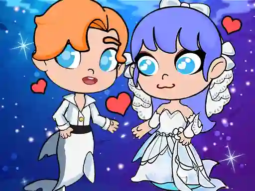 Mchezo Mermaid Wedding World online