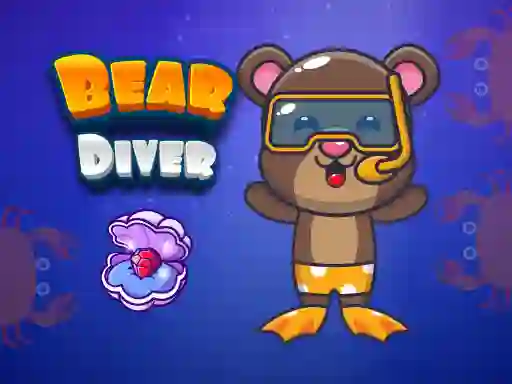 Mchezo Bear Diver online