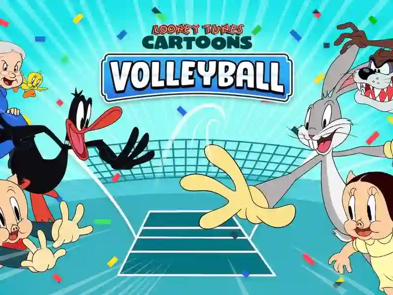 Mchezo Looney Tunes Cartoons Volleyball online