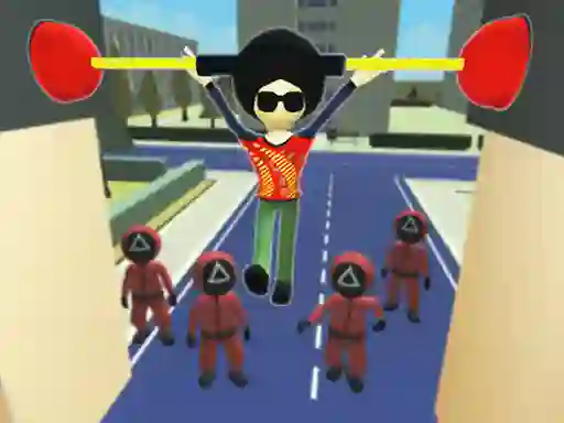 Mchezo Squid Fall Guy online