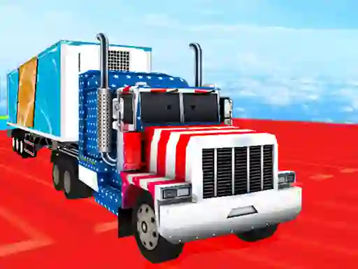 Mchezo Impossible Truck Tracks Drive online