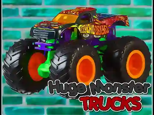 Mchezo Huge Monster Trucks online