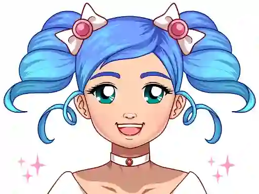 Mchezo Kawaii Magical Girl Dress Up Game online