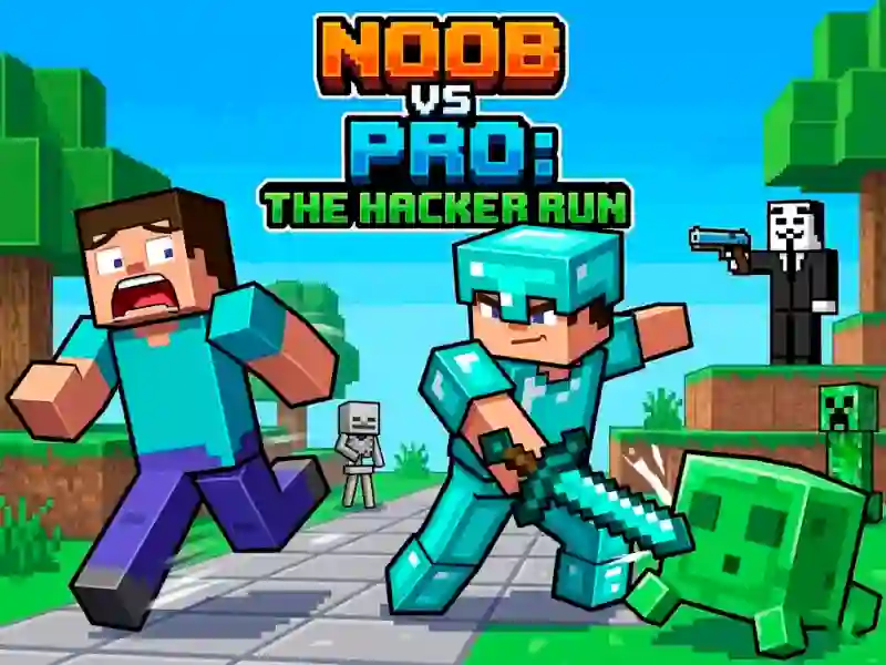 Mchezo Noob vs Pro Help Hacker danger Hacker online