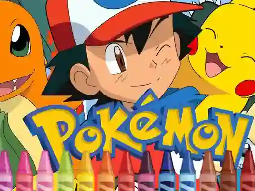 Mchezo Pokemon Coloring online