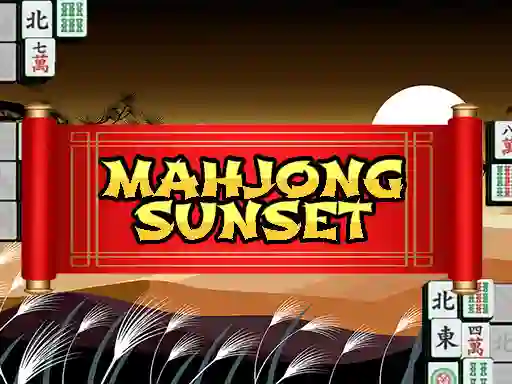 Mchezo Mahjong Sunset online