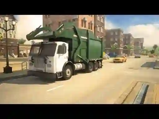 Mchezo Garbage Truck City Simulator online