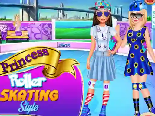 Mchezo Princess Roller Skating Style online