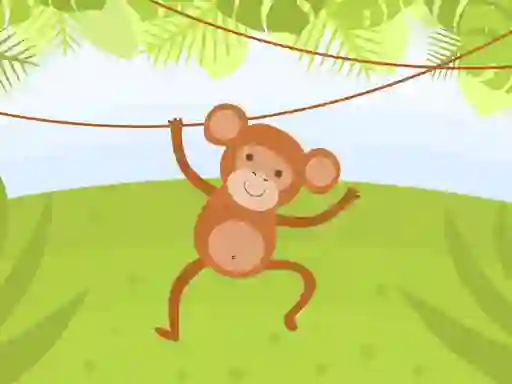 Mchezo Funny Monkeys Coloring online