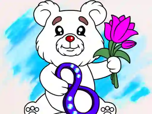 Mchezo March Coloring Book online