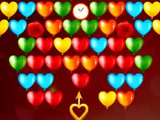 Mchezo Bubble Shooter Valentines online