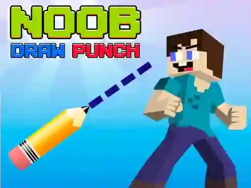 Mchezo Noob Draw Punch online