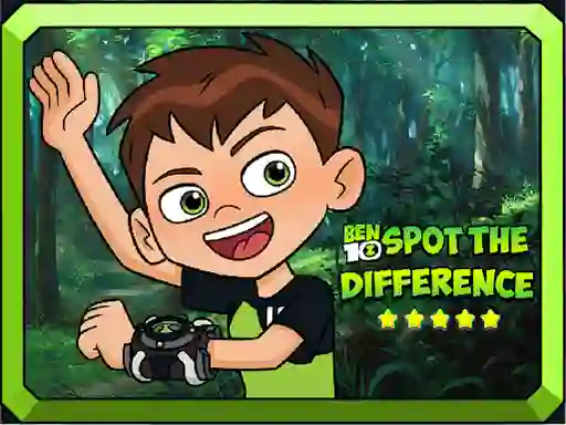 Mchezo Ben 10 Spot the Difference online