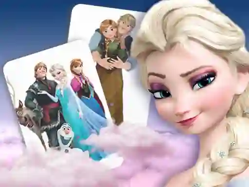 Mchezo Frozen Memory Card Match online