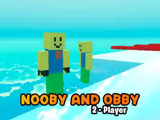 Mchezo Nooby And Obby 2-Player online