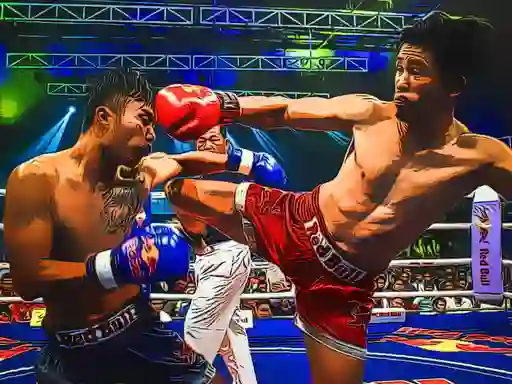 Mchezo MuayThai Fighters Jigsaw online