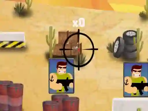 Mchezo 2D War Friends Shooting online