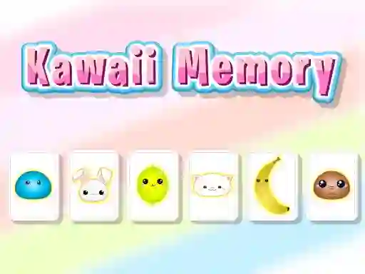 Mchezo Kawaii Memory online