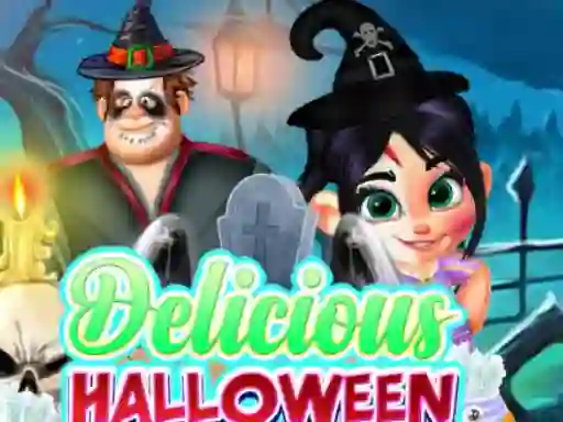 Mchezo Delicious Halloween Cupcake online