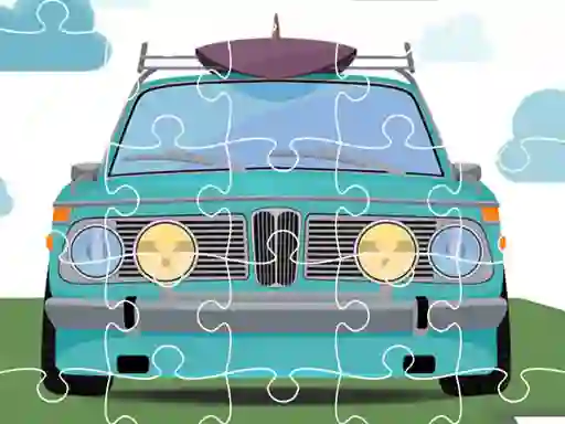 Mchezo Retro Cars Jigsaw online