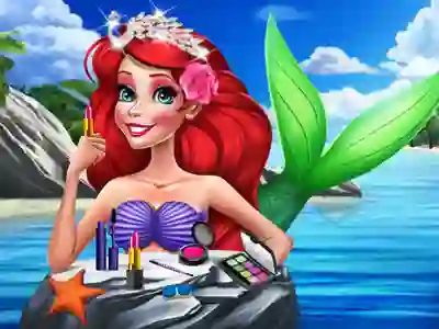 Mchezo Princesses: summer makeup online