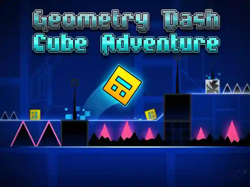 Mchezo Geometry Dash Cube Adventure online