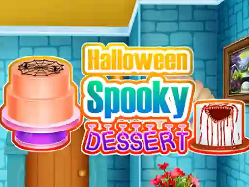 Mchezo Halloween Spooky Dessert online
