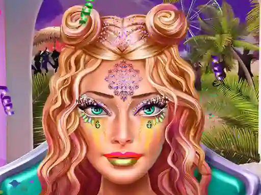 Mchezo Ellie Coachella Makeup online