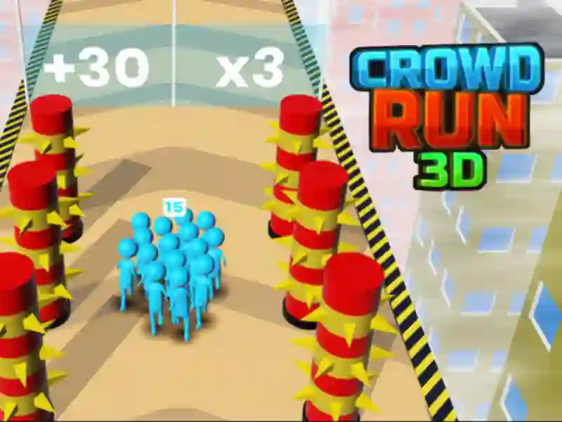 Mchezo Crowd Run 3D online